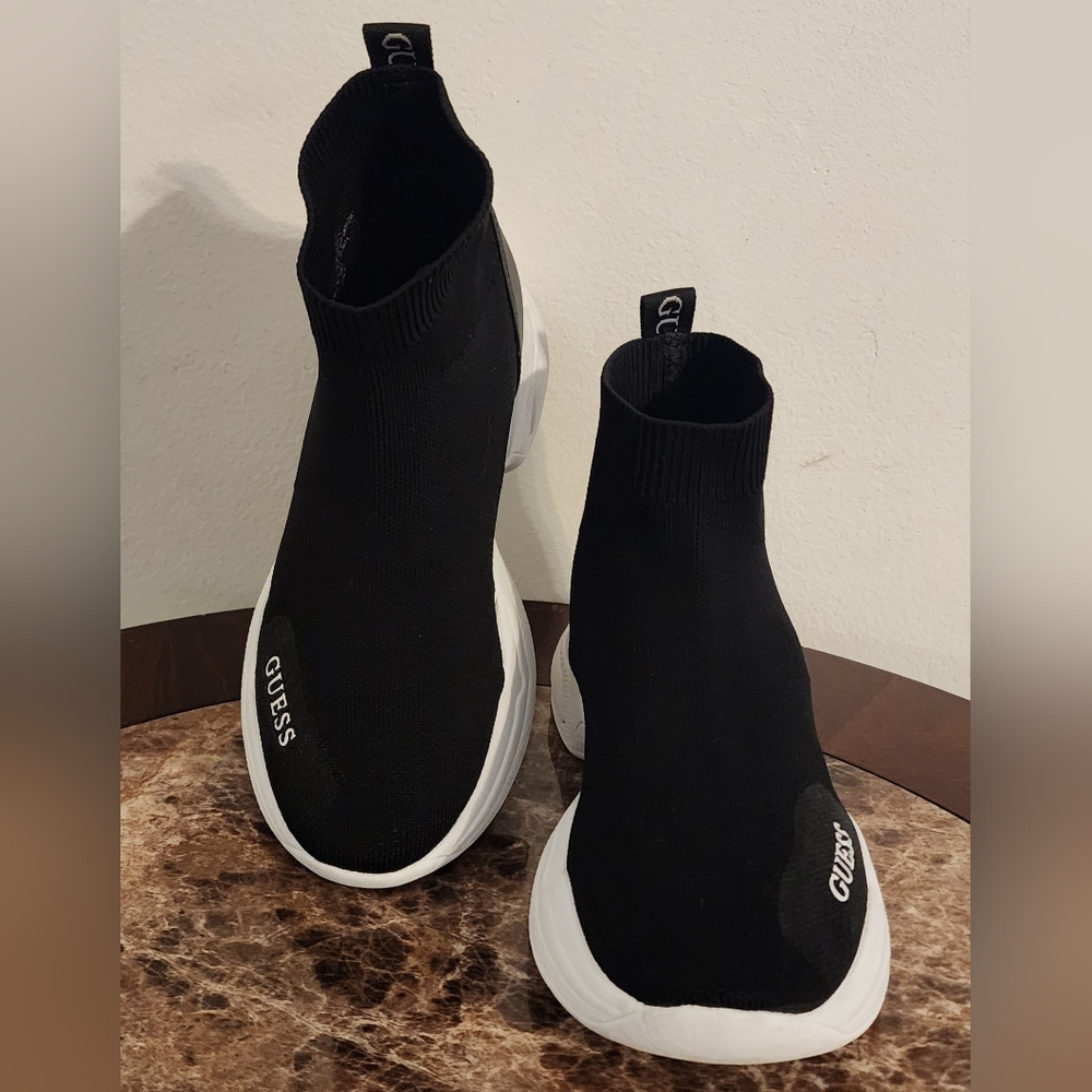 GUESS Black Sock Sneakers